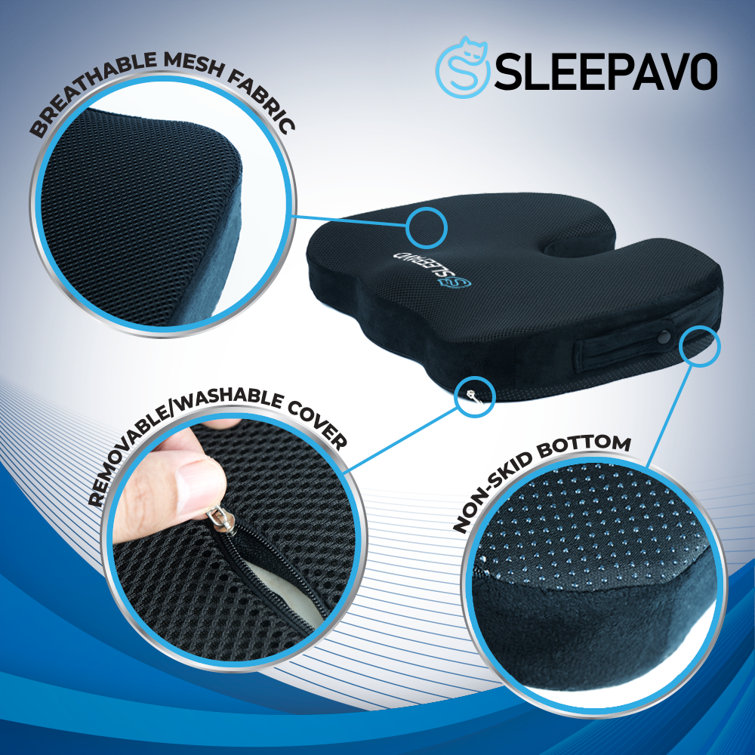 Relieve Sciatica And Lower Back Pain With This Memory Foam Car