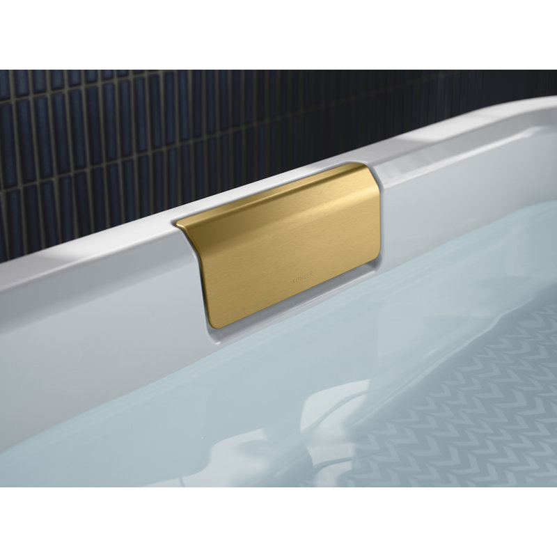Volute Bath Drain Trim, Brass