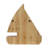 Wood 8 Cubbies Sail Boat Wall Shelf