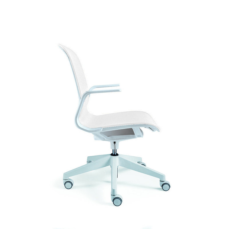 Fauteuil de direction, Blanc / noir