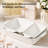 Ceramic Rectangular Baking Dish Set, 3-Piece Bakeware Set (4", 8", 13") With Handles, Professional Fluted Baker For Lasagna And Roasting, White