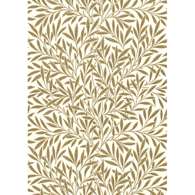 Willow Wallpaper, Cream/Brown