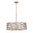 Red Barrel Studio® Lingyi - 6 Light Pendant In Ashen Gold Finish