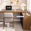 Bureau de direction en bois massif en forme de L-537933212-537933213