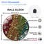 Horloge murale 12 po Glitter-Face-With-Confetti