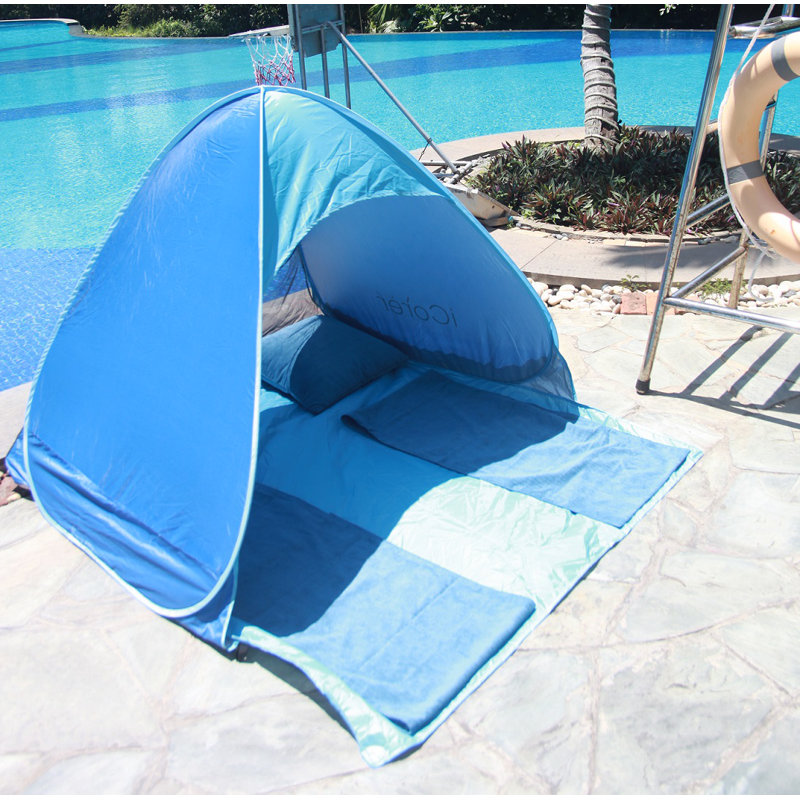 Tente de plage Icorer Pop Up, Bleu royal