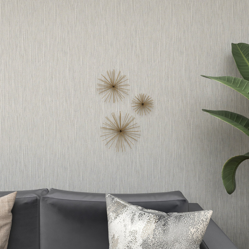 Metal 3D Long Spike Starburst Home Wall Decor Set, Gold