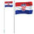 Asten Double Sided 623cm H x 90cm W Polyester Garden Flag