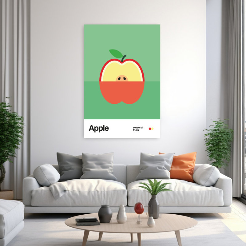 Contemporary Art Minimalist Vibrant Contemporary Wall Art by David Vineis - Wrapped Canvas Print, 152.4 cm H x 101.6 cm W