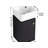 12.00'' Single Bathroom Vanity with Ceramic Top