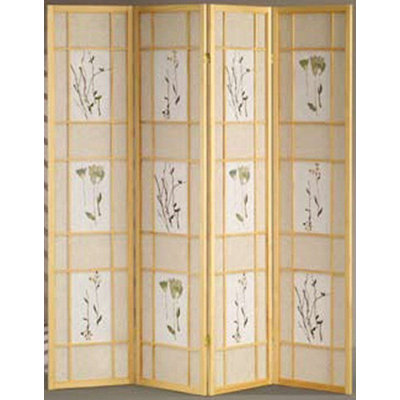 Boothbay Solid Wood Folding Room Divider