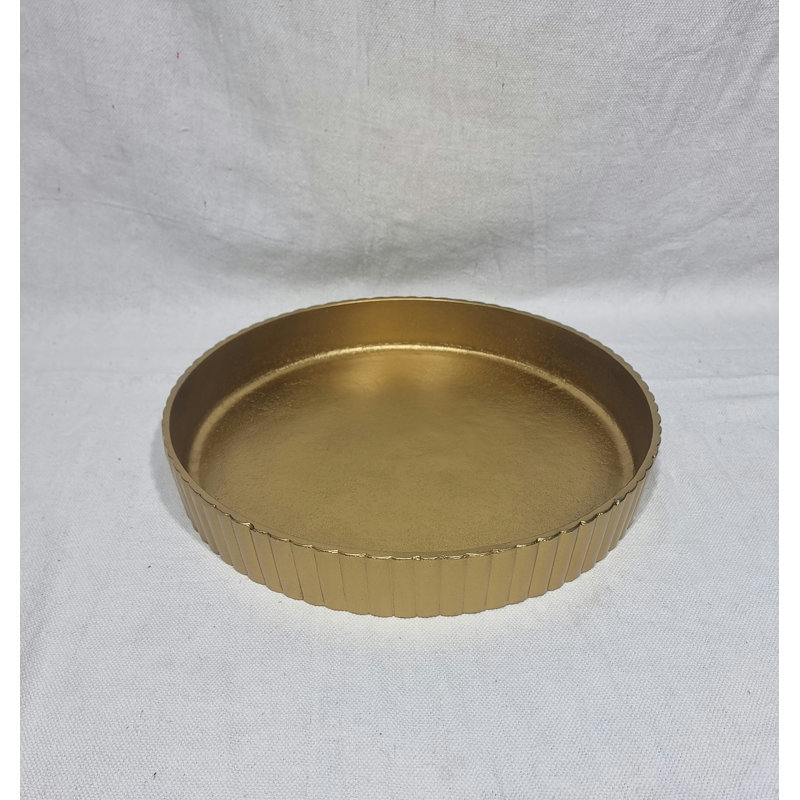 Support pour plante Miktat, Laiton, H 2 po x l 9,84 po x P 9,84 po