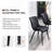 Modern faux leather side dining chair-1346871466