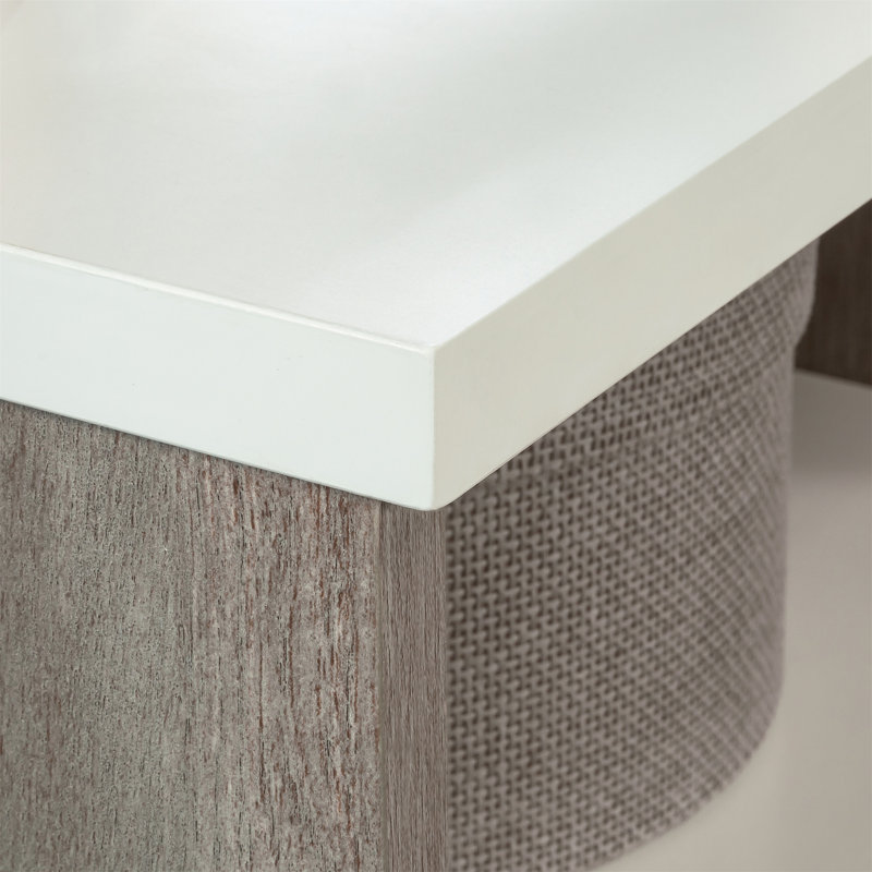 Armoire de rangement ouverte, Brun