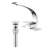 Solid Brass Single Hole Single Handle Bathroom Sink Faucet with Drain Assembly-113991520-116641081
