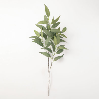Ensemble de 3 feuilles d'eucalyptus Sullivan's, vert, tige florale artificielle, 46 po