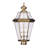 Outdoor Post Lantern Pendant Light Fixture Clear Beveled Glass Shade-101230720