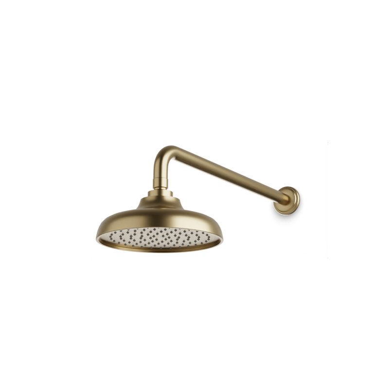 Rain Shower Head 1.8 GPM GPM, Satin Brass