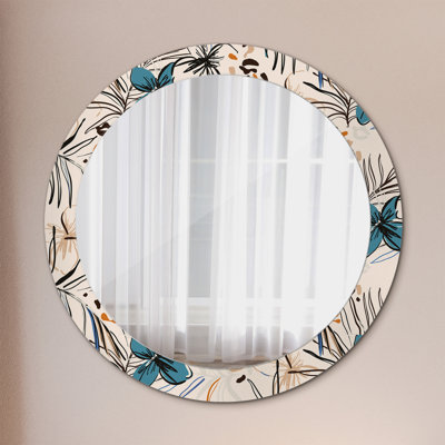 Huldar Glass Flat Wall Mirror