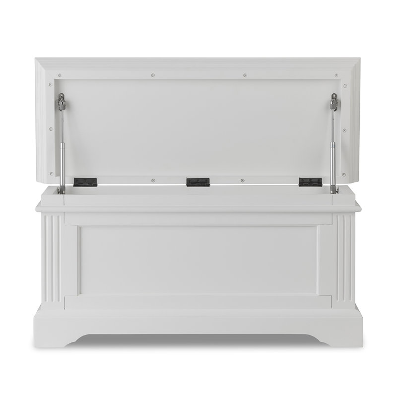 1 Piece MDF and Solid Wood Blanket Chest