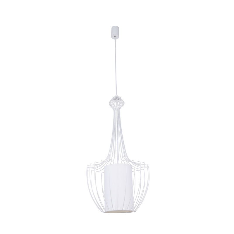 Bradt 1 - Light White Geometric Pendant