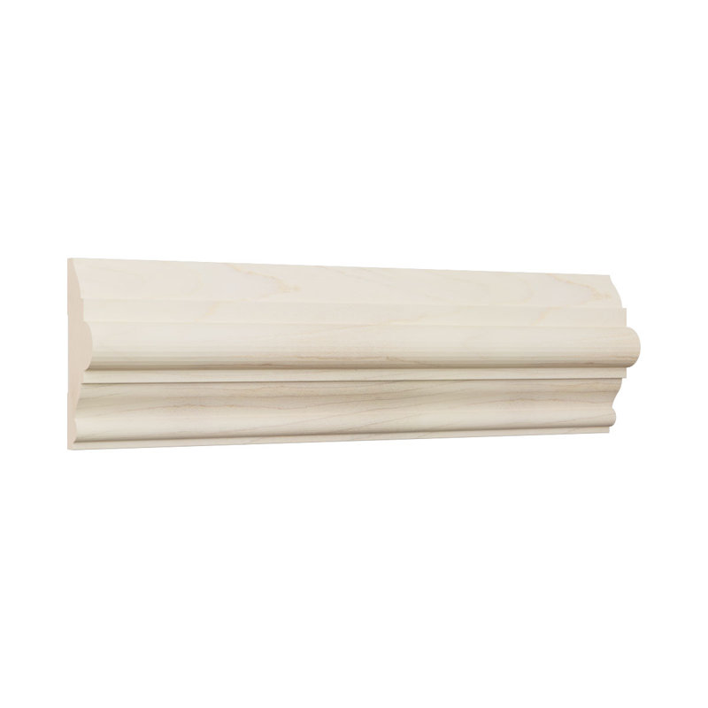 Maple Solid Hardwood Chair Rail Moulding 96" Length