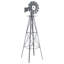  Windmill Grey Iron Garden Outdoor Feature Decorative Industrial Terrace
