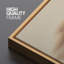 Doux paysage d'arbre solitaire brun avec une lueur chaleureuse - grande impression sur toile encadrée de la chambre principale-1112830707-1112830705