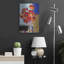 Winston Porter «Poppy Party!» par St Hilaire Elizabeth, art mural en métal-2091555264