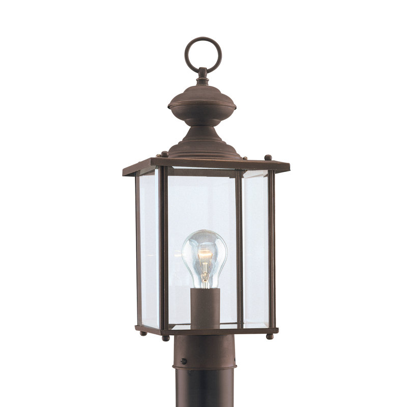 Jamestowne One Light Outdoor Post Lantern from Generation Lighting , Antique Bronze