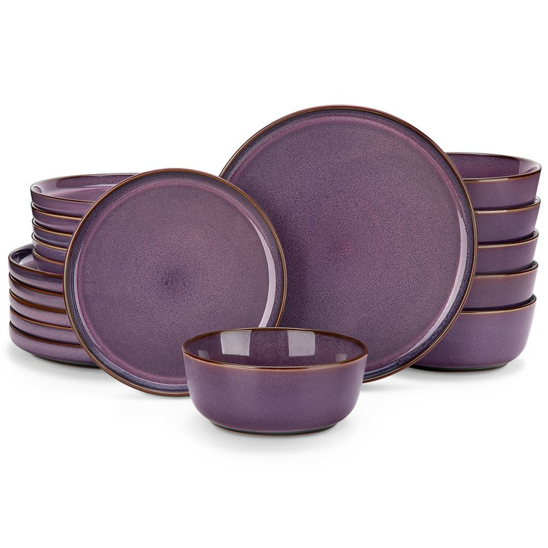 Dinnerware - Service for 6, Purple