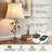 Irma 26" Farmhouse Tree Branch Table Lamp set with Touch 3-Way Dimming & Dual USB(set of 2)