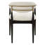 Chaise de salle à manger blanche Uttermost Moxie