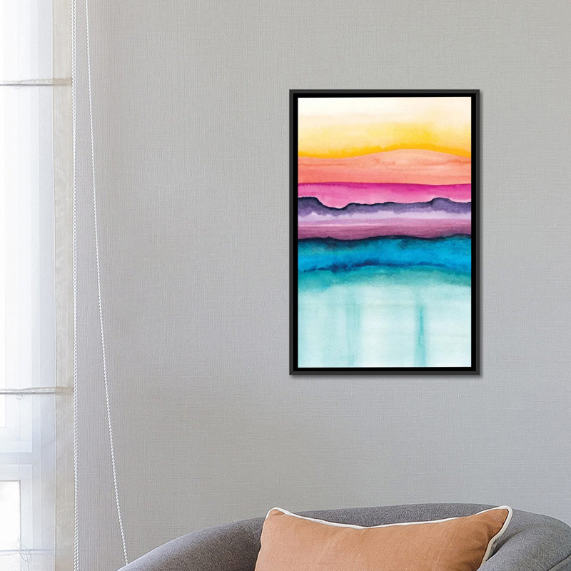 « abstract xvi » par marco gonzalez, reproduction d’impression sur toile tendue, H 26 po x l 18 po x P 1,5 po, Pas de tapis