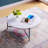 Karelle Round Coffee Table with Metal Legs-1349890042-1349890041
