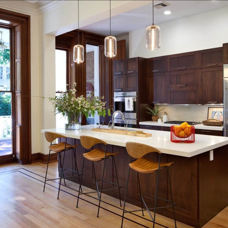 Cruet Up Glass Pendant 3-lights, Smoke