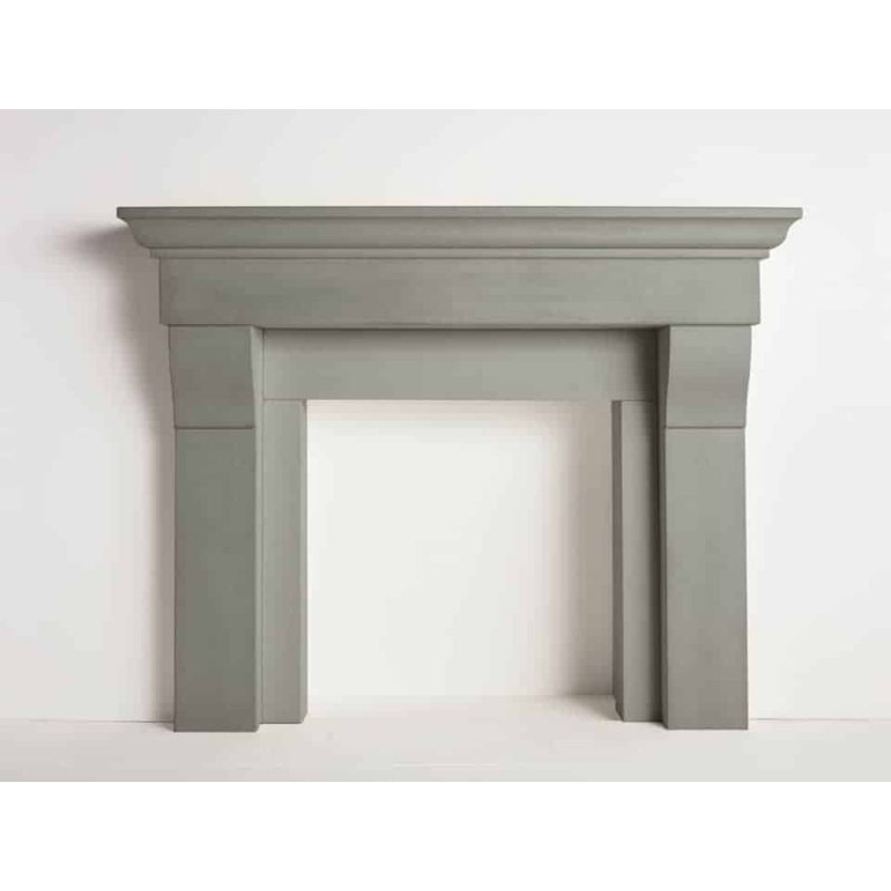 Ensemble de garniture de foyer The Cornice, Noir