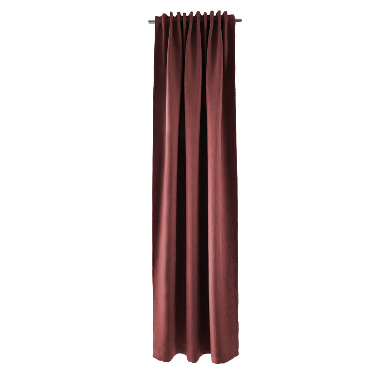 Lockmoor Room Darkening Curtain, Red