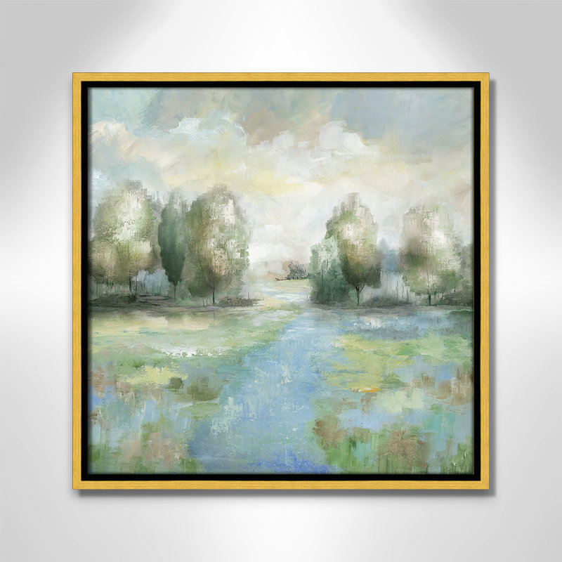 Into the Woods - Square Version Print par Nan, H 17,5 po x l 17,5 po, Doré