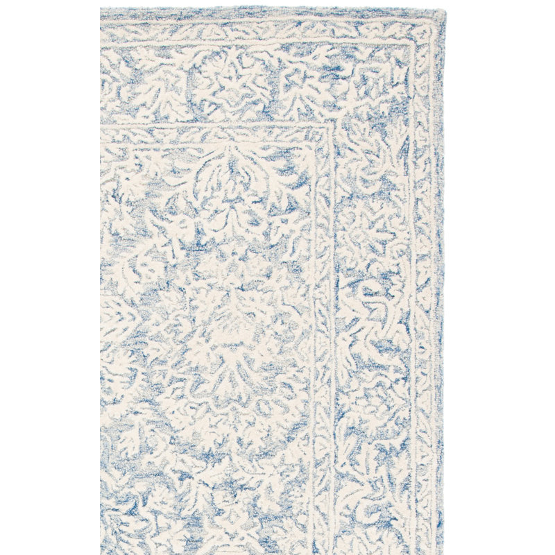Ebtisaam Hand Tufted Wool And Cotton With Latex Oriental Rug, Rectangle 4' x 6'