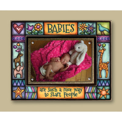McKenly Blue Matte Picture Frame