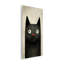 Chat souriant noir, art mural par Roozbeh Bahramali-2100661080