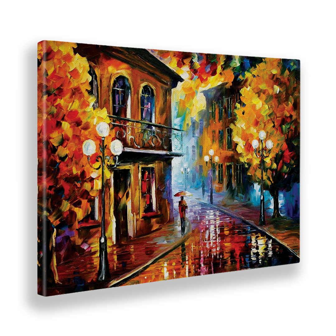 Leinwandbild Fall Rain von Leonid Afremov