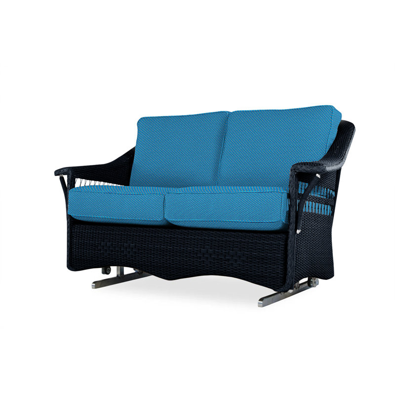 Nantucket Outdoor 2 - Seat Loveseat, Decorline Natural, Ebony