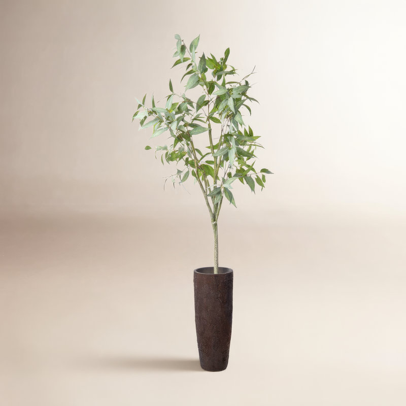 62'' Faux Eucalyptus Tree in Pot