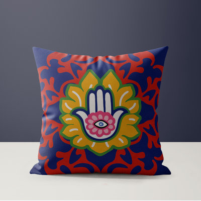 Tino Microsuede Square Throw Pillow