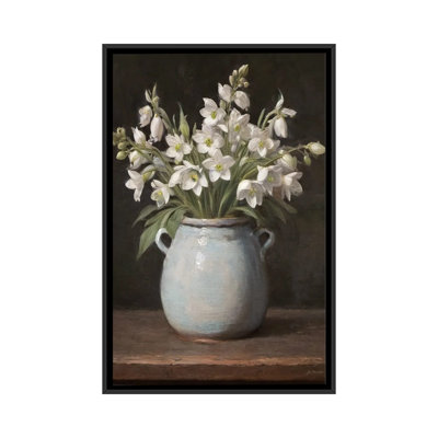Fleurs fraîches - reproduction d'art murale - toile encadrée