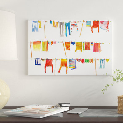 «Laundry» par Maja Wronska, impression sur toile