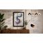Flowing Ribbon Minimalist - Framed Print-590845192-590845194