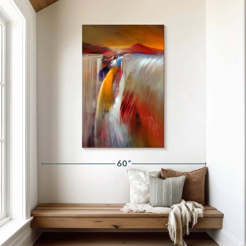 Avery Glowing Waterfall, 45" H x 30" W